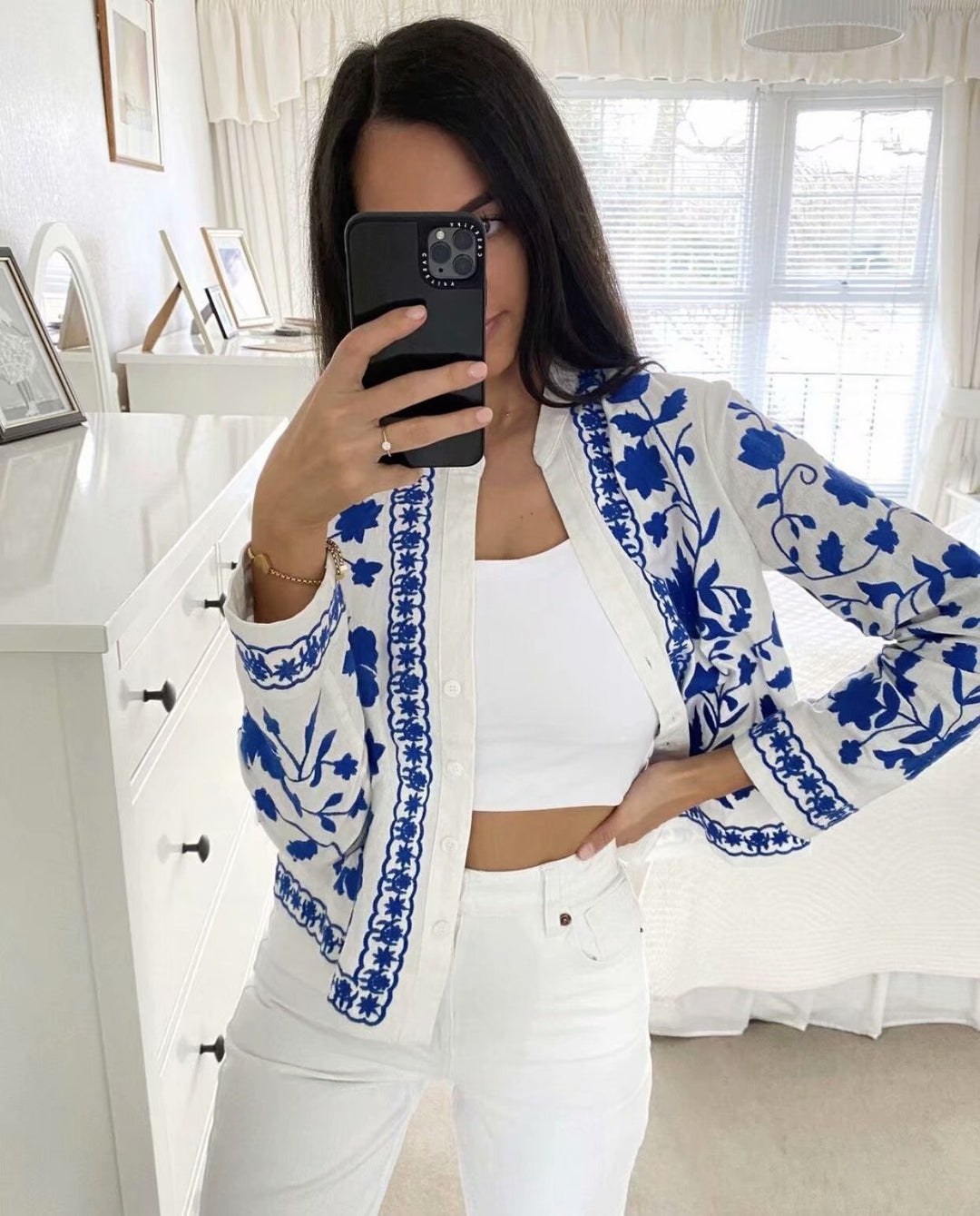 Hélène | Blouse brodée à l'esprit bohème