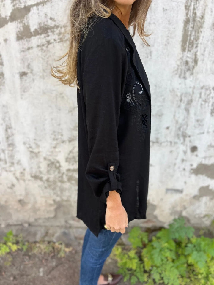 Thalie | Blazer d'été avec détails en dentelle