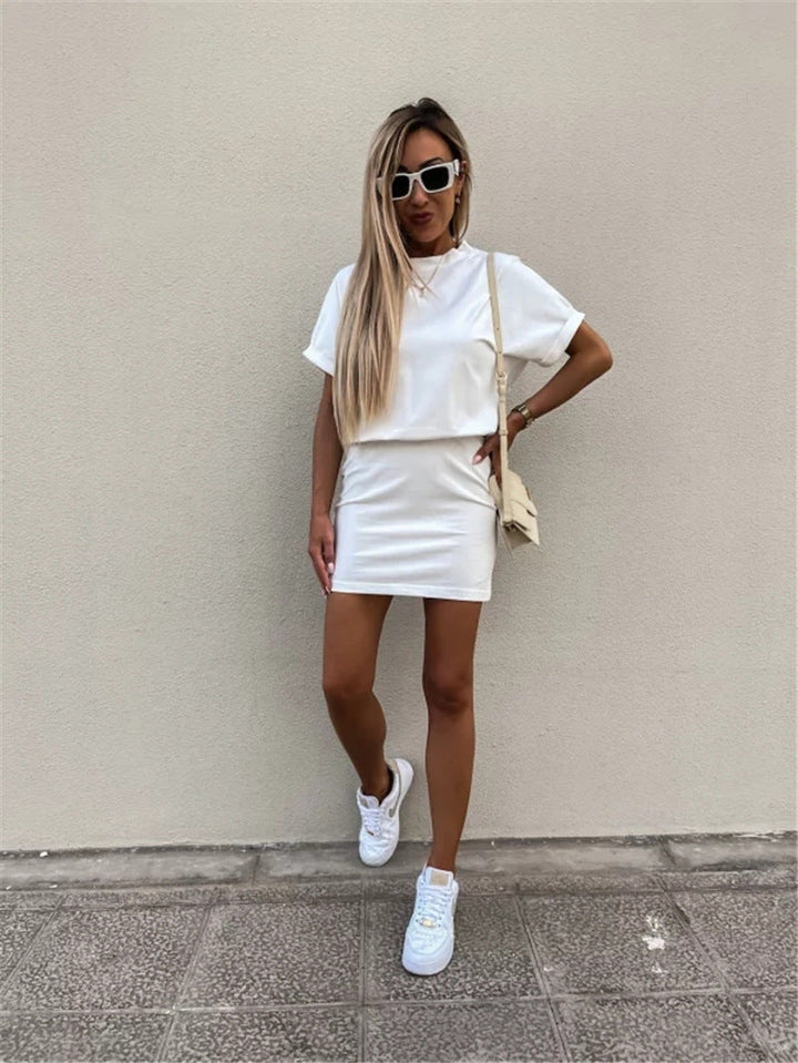 Esmée | Robe T-shirt casual à coupe décontractée