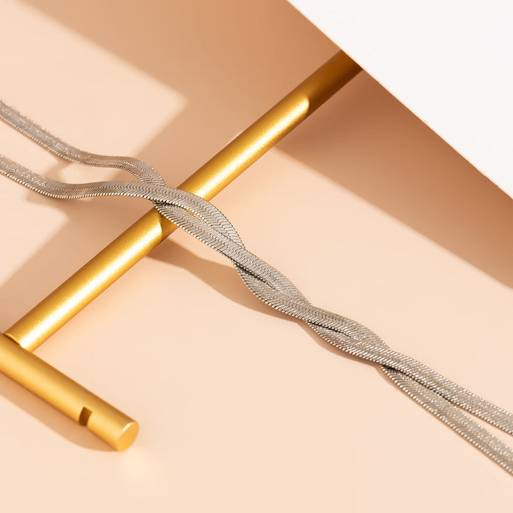 Liliane | Collier à maillons torsadés