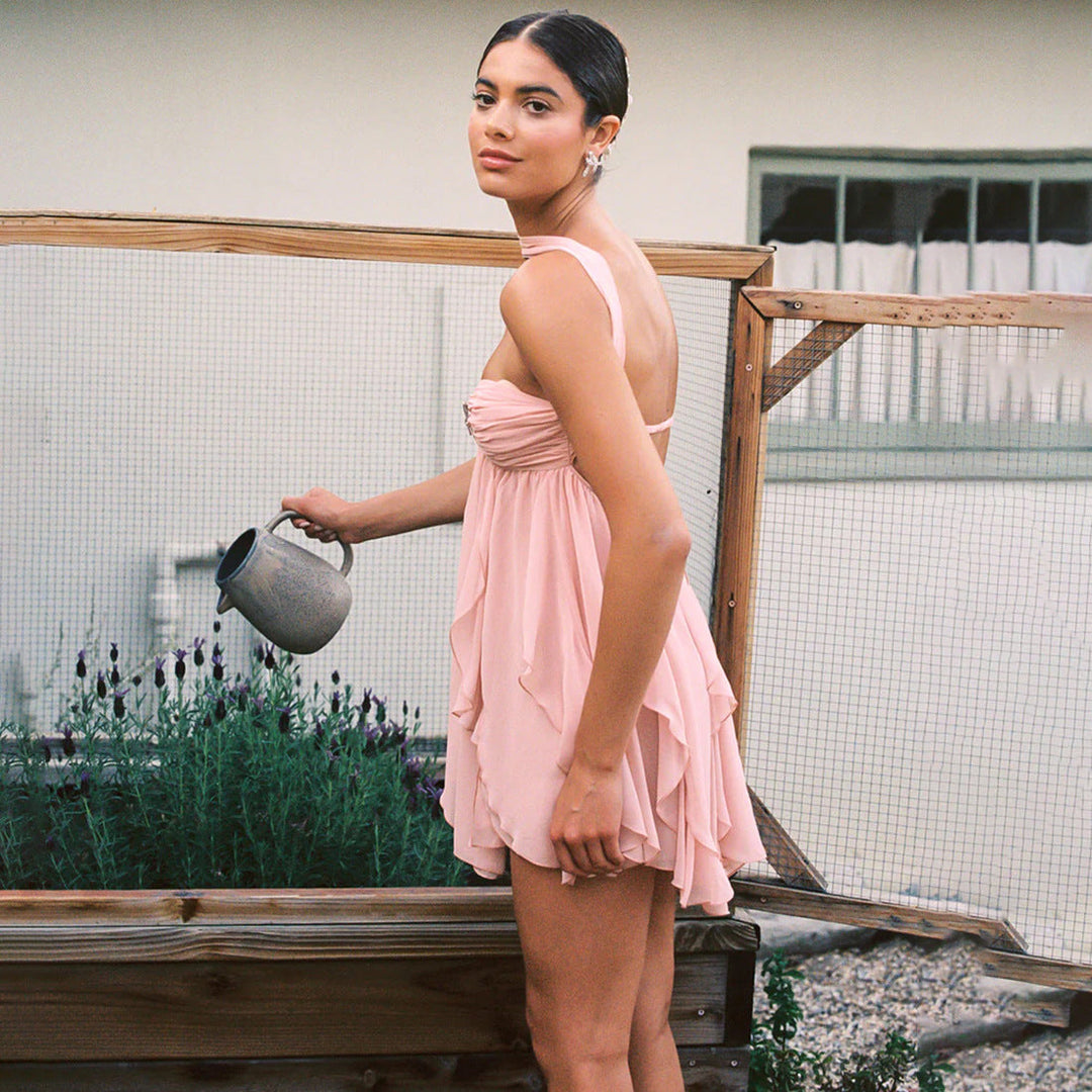 Air | Robe romantique à dos nu avec une touche estivale