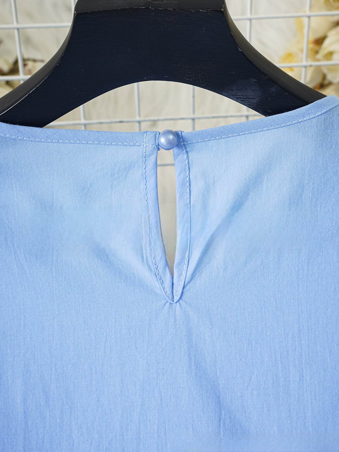 Cécile | Robe midi estivale en lin avec détails volants