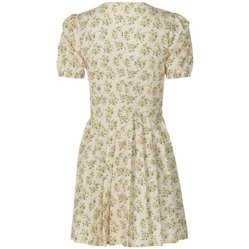 Flora | Robe courte à fleurs