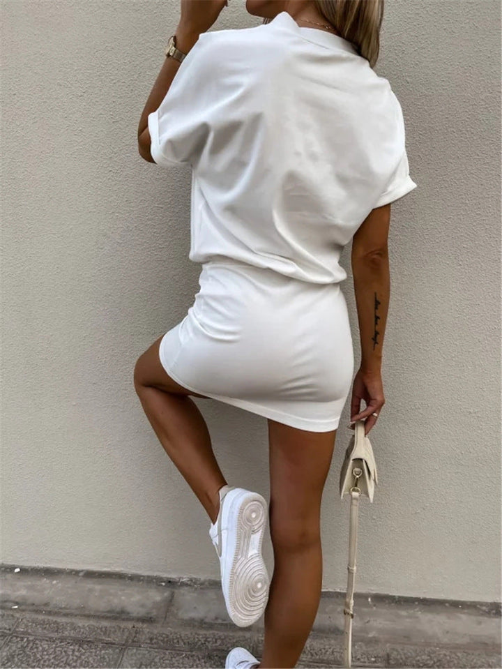 Esmée | Robe T-shirt casual à coupe décontractée