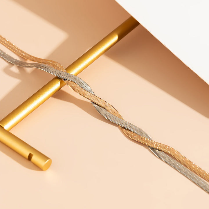 Liliane | Collier à maillons torsadés