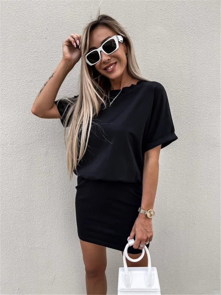 Esmée | Robe T-shirt casual à coupe décontractée