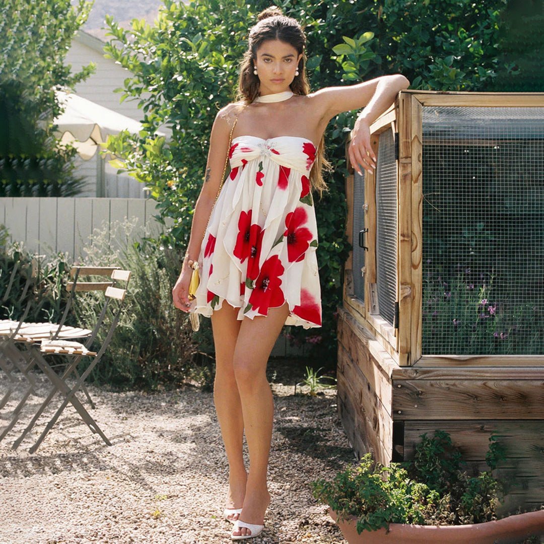 Air | Robe romantique à dos nu avec une touche estivale