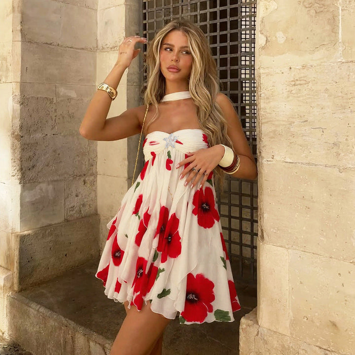 Air | Robe romantique à dos nu avec une touche estivale