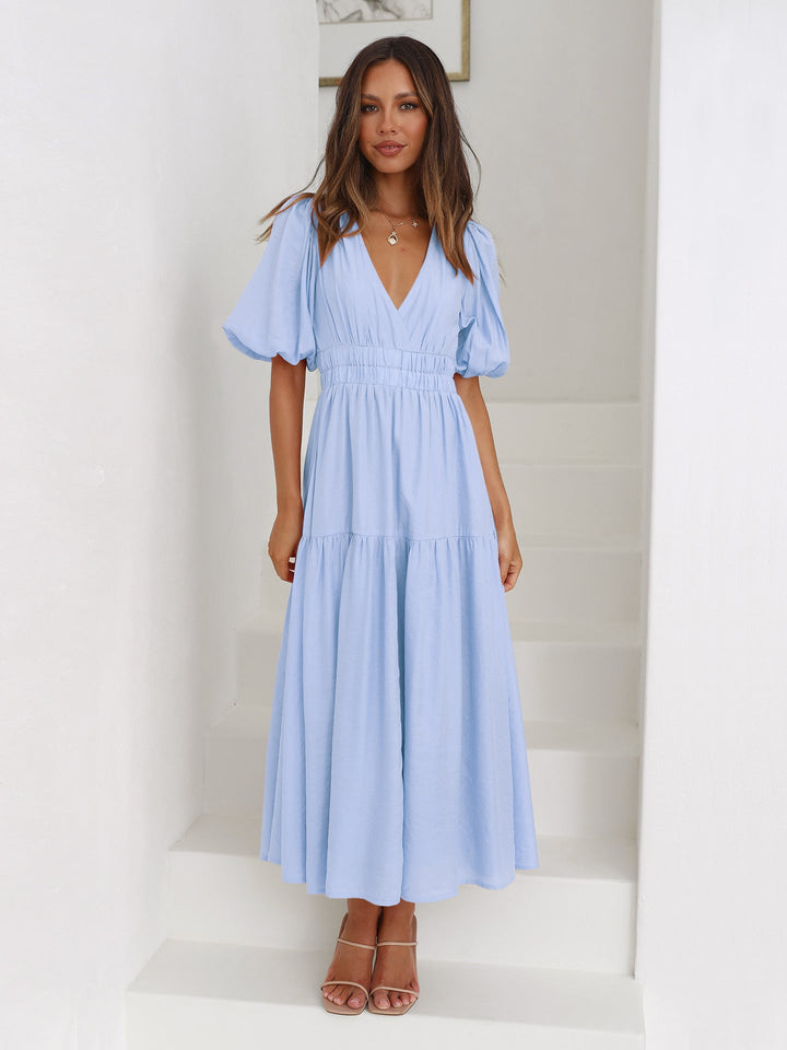 Emilia | Robe à col en V