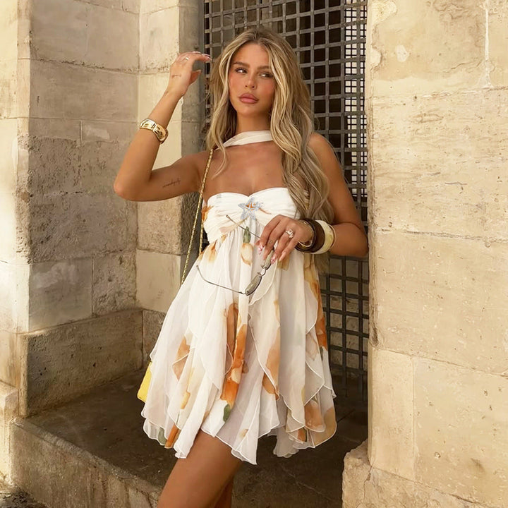 Air | Robe romantique à dos nu avec une touche estivale