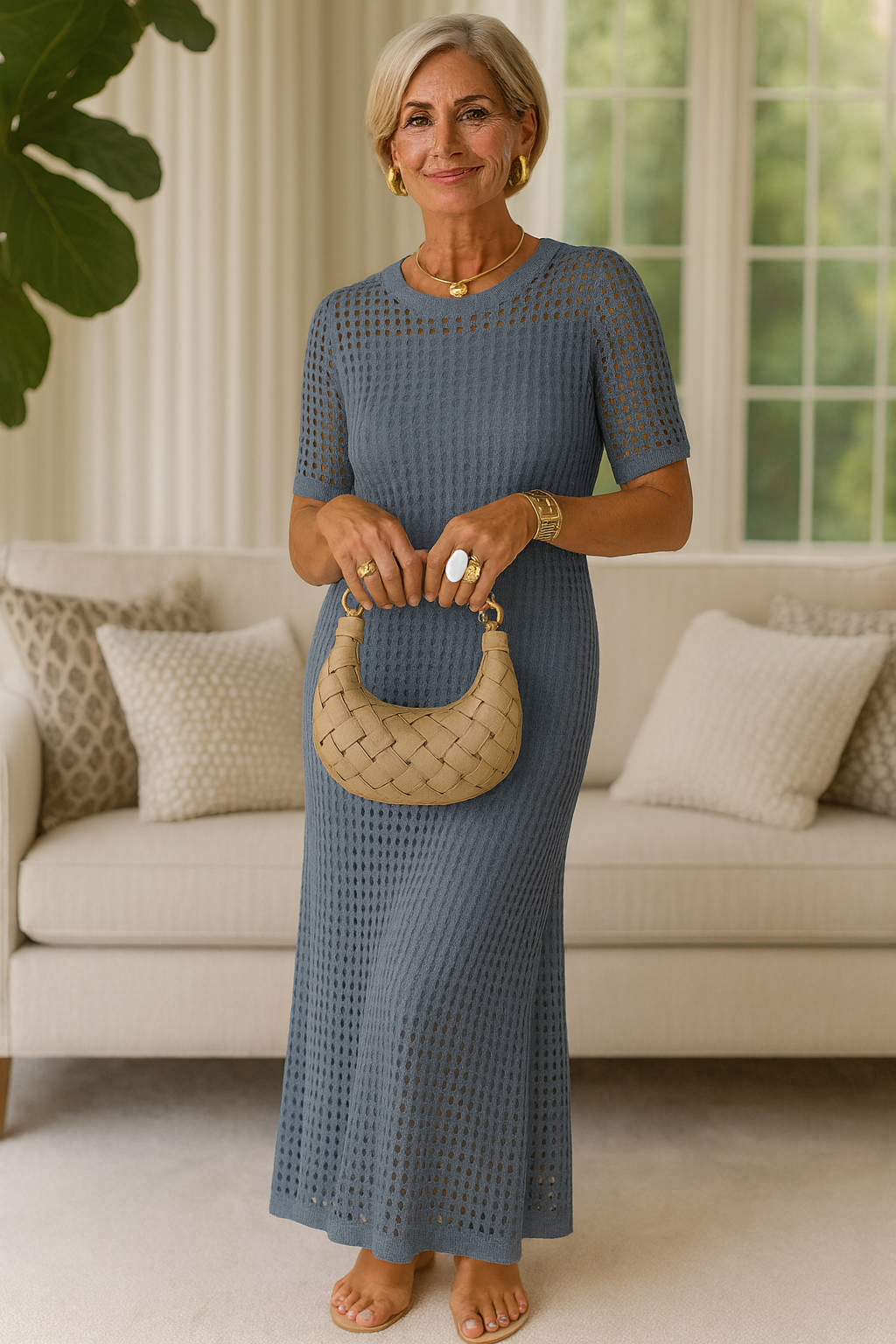 Nérina | Robe crochetée au charme d'été
