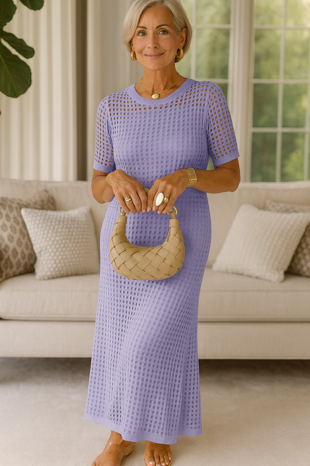 Nérina | Robe crochetée au charme d'été