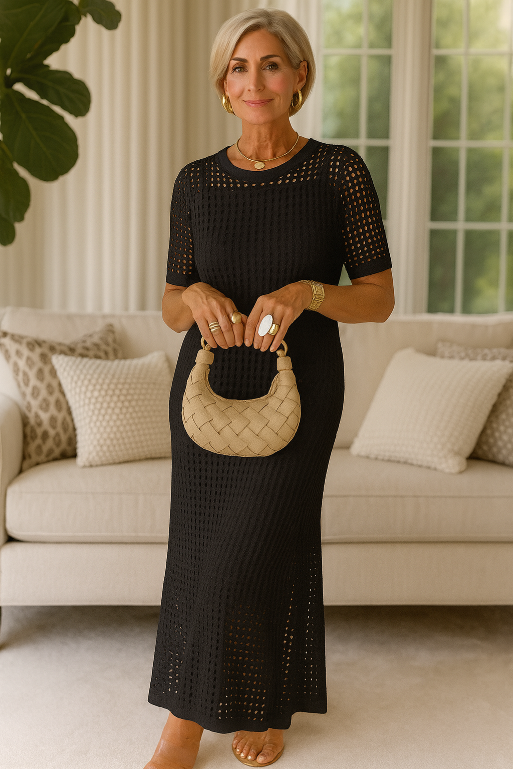 Nérina | Robe crochetée au charme d'été