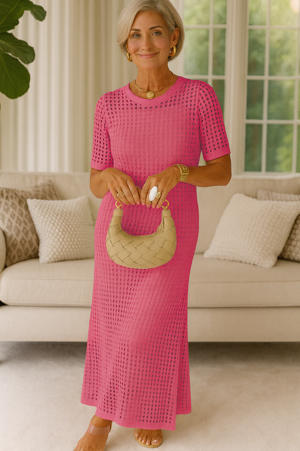 Nérina | Robe crochetée au charme d'été