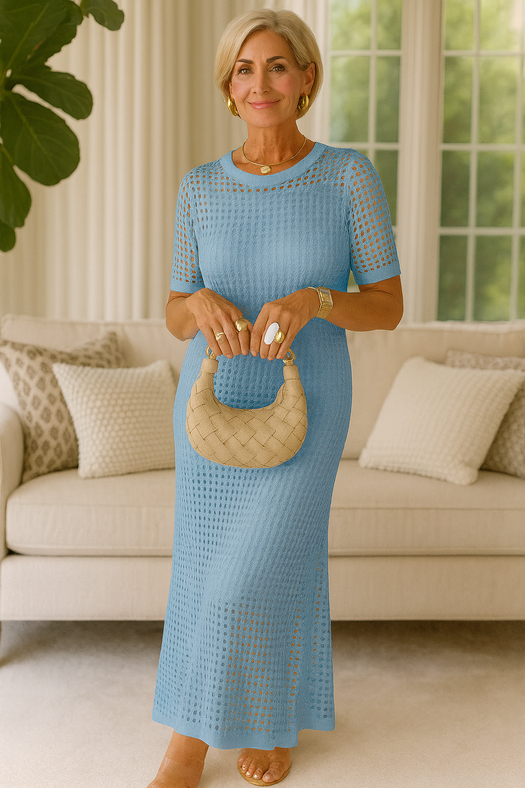Nérina | Robe crochetée au charme d'été