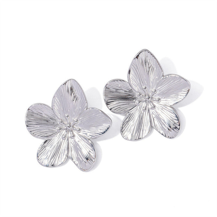 Lexi | Boucles d'oreilles fleuries dorées à l'or fin