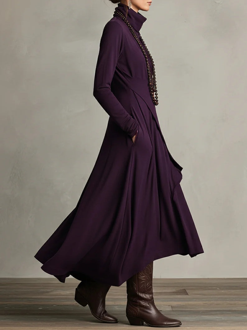 Marielle | Robe longue asymétrique élégante