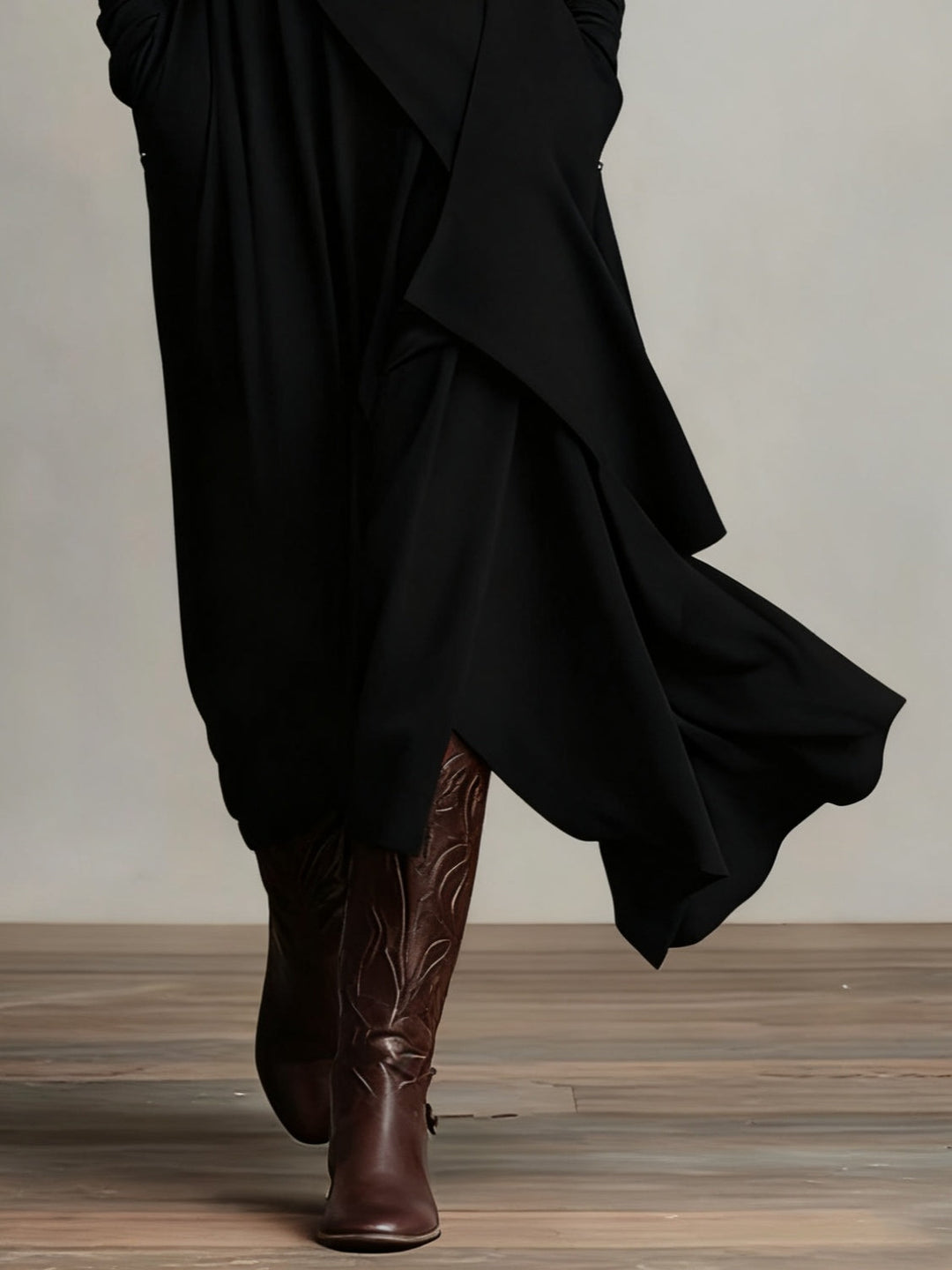 Marielle | Robe longue asymétrique élégante