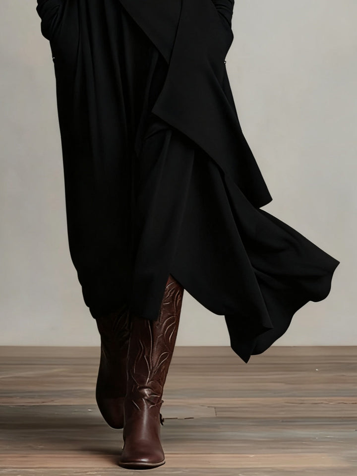 Marielle | Robe longue asymétrique élégante
