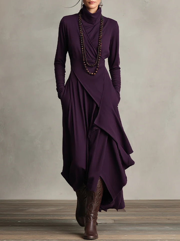 Marielle | Robe longue asymétrique élégante