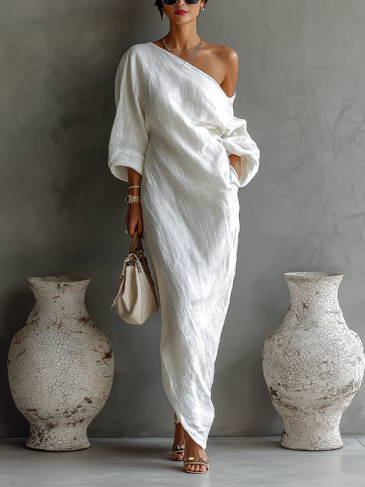 Sophie | Robe élégante à une épaule