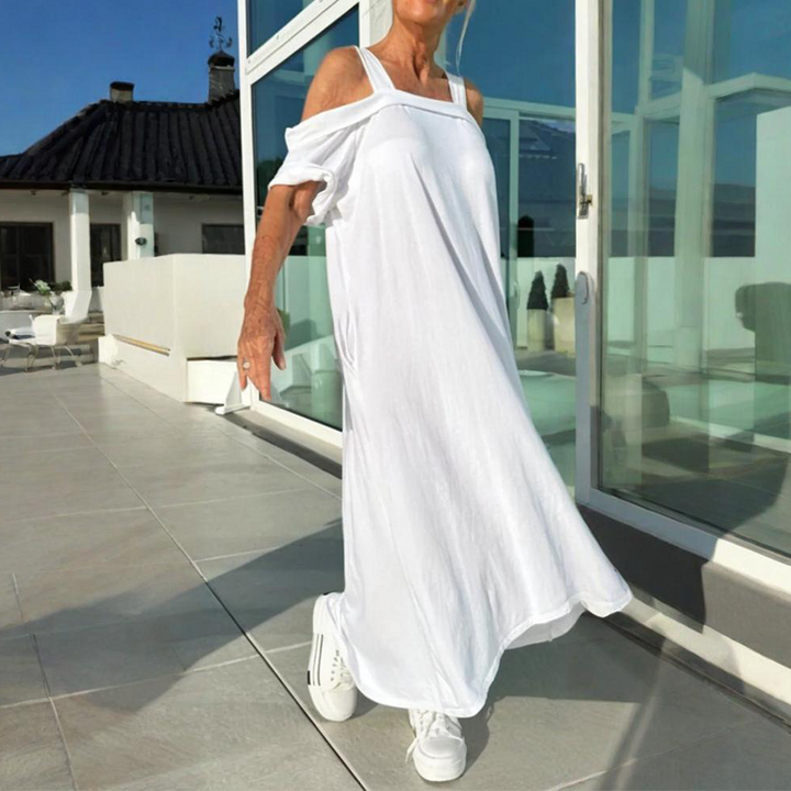 Elin | Robe longue off-shoulder