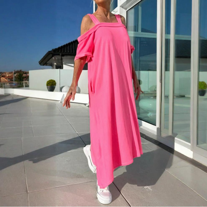 Elin | Robe longue off-shoulder