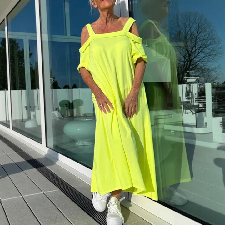 Elin | Robe longue off-shoulder
