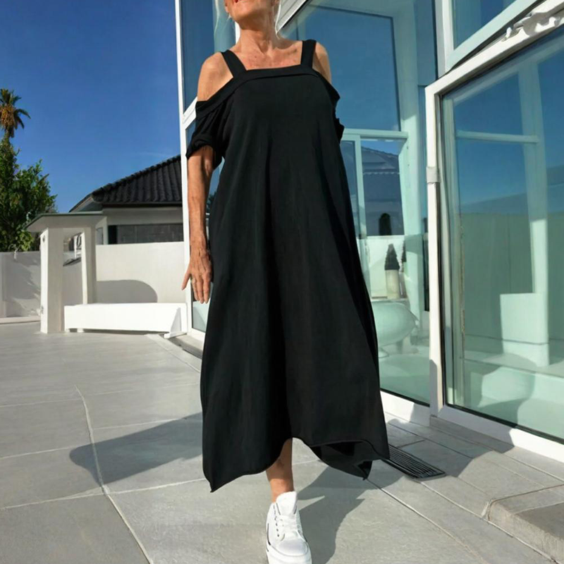 Elin | Robe longue off-shoulder